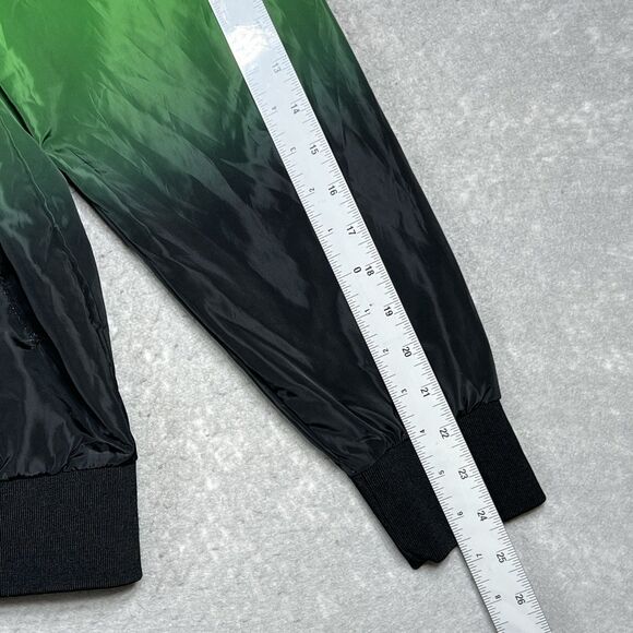 Boston Celtics Jacket L Green Black 2 Tone Limited Button Up NBA Basketball - Picture 7 of 11